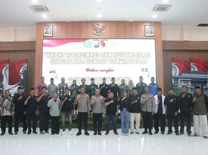 Jelang 1 Suro, Polresta Sidoarjo Kukuhkan Satgas Pam Sentot Prawirodirjo