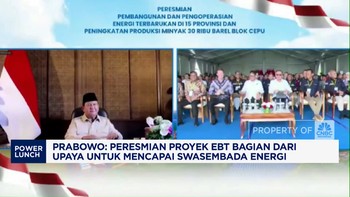 Video: Presiden Prabowo Subianto Resmikan Proyek EBT Senilai Rp 25 T