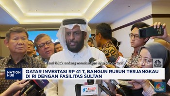 Video: Qatar Investasi Rp 41 T, Bangun Rusun Terjangkau di RI