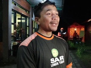 Kisah Tim SAR Bermalam Flying Camp Temani Jenazah Turis Brasil di Rinjani