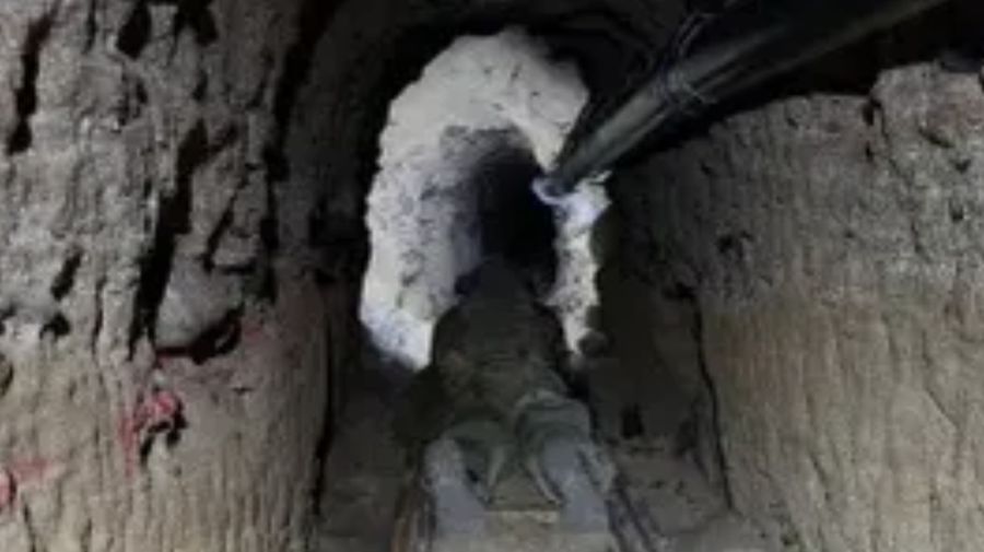 Terowongan 'penyelundupan narkoba' yang menghubungkan Meksiko ke AS ditemukan. (Tangkapan Layar NBC.com)