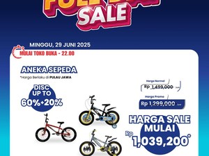 Cari Sepeda? Ke Transmart Full Day Sale Aja, Harga Mulai Rp 1 Juta
