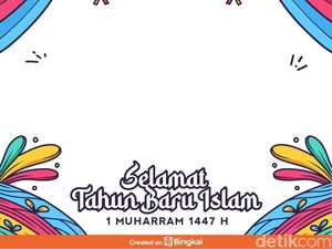 10 Twibbon Tahun Baru Islam 2025 Baru dan Gratis, Bagikan di Medsos!