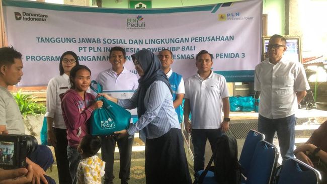PLN Indonesia Power Tangani Stunting di Nusa Penida