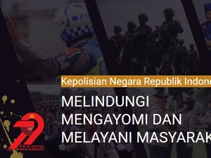 Tema dan Logo HUT ke-79 Bhayangkara Download di Link Ini