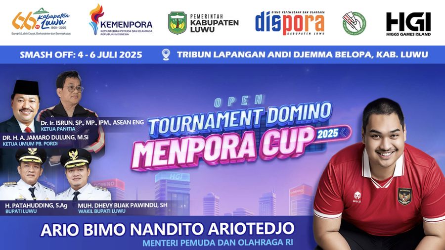 OPEN TOURNAMENT DOMINO MENPORA CUP 2025”