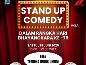 Acara Stand Up Comedy Polisi Kritik Polisi Warnai HUT Bhayangkara