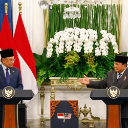 Anwar Ibrahim Bertemu Prabowo di Istana Hari Ini, Ada Apa?