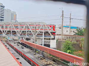 Video Keunikan Stasiun Kampung Bandan, Punya 2 Jalur di Atas dan Bawah