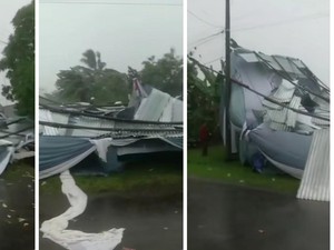 Tenda Pelaminan di Lubuklinggau Roboh Disapu Angin Kencang