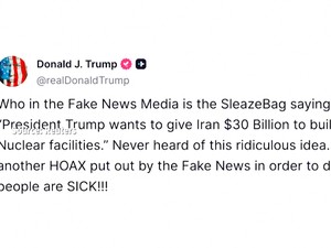 Video: Trump Bantah Kabar Kesepakatan Nuklir Iran Senilai $30 Miliar