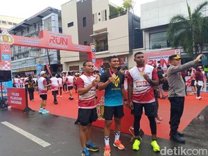 3.500 Pelari Meriahkan Bhayangkara Run 2025 Polres Pelabuhan Makassar