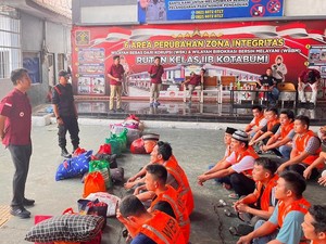 163 Napi di Rutan IIB Kotabumi Dipindahkan