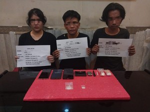 Polisi Ringkus 3 Pengedar Sabu di Jambi, Dua di Antaranya Wanita
