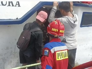 Baling-baling Kapal Tersangkut di Pulau Panggang, 99 Penumpang Selamat