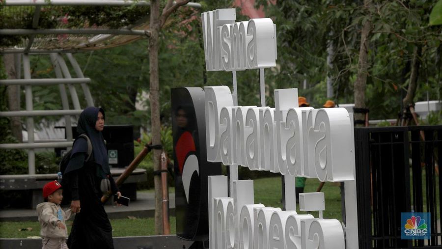 Danantara Indonesia. (CNBC Indonesia/Muhammad Sabki)