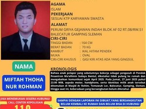 Bantu Cari Dab! Miftah Warga Sleman Sudah Berbulan-bulan Tak Pulang