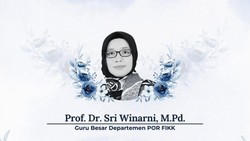 Kabar Duka, Guru Besar FIKK UNY Sri Winarni Meninggal Dunia
