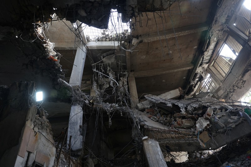 Kondisi kerusakan Penjara Evin akibat serangan udara Israel setelah gencatan senjata antara Israel dan Iran di Teheran, Iran, Minggu (29/6/2025). (Majid Asgaripour/WANA via REUTERS) Kondisi kerusakan Penjara Evin akibat serangan udara Israel setelah gencatan senjata antara Israel dan Iran di Teheran, Iran, Minggu (29/6/2025). (Majid Asgaripour/WANA via REUTERS)