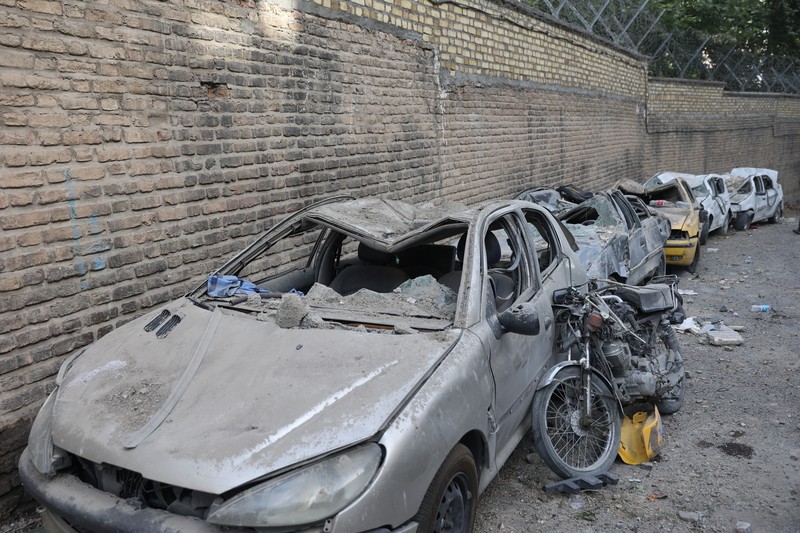 Kondisi kerusakan Penjara Evin akibat serangan udara Israel setelah gencatan senjata antara Israel dan Iran di Teheran, Iran, Minggu (29/6/2025). (Majid Asgaripour/WANA via REUTERS) Kondisi kerusakan Penjara Evin akibat serangan udara Israel setelah gencatan senjata antara Israel dan Iran di Teheran, Iran, Minggu (29/6/2025). (Majid Asgaripour/WANA via REUTERS)