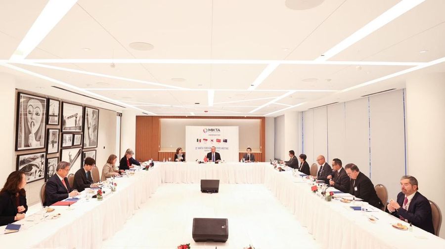 The Twenty-Second MIKTA Foreign Ministers’ Meeting September 2022 di New York, AS.