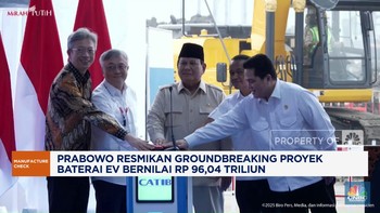 Video: Prabowo Lakukan Groundbreaking Proyek Baterai EV Raksasa