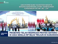 Video: Prabowo Resmikan Proyek Baterai EV Terbesar Asia Rp 96 Triliun