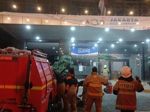 Ruang Aspri di Gedung YPPSDP Jakpus Kebakaran, Sempat Terjadi Ledakan