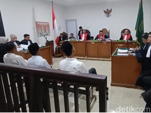 Sidang Perdana 3 Terdakwa Dugaan Korupsi Dana Hibah PMI Ogan Ilir