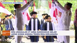 SMA Unggulan CT Arsa Sukoharjo Gelar Lepas Siswa-Teken MOU Kerjasama