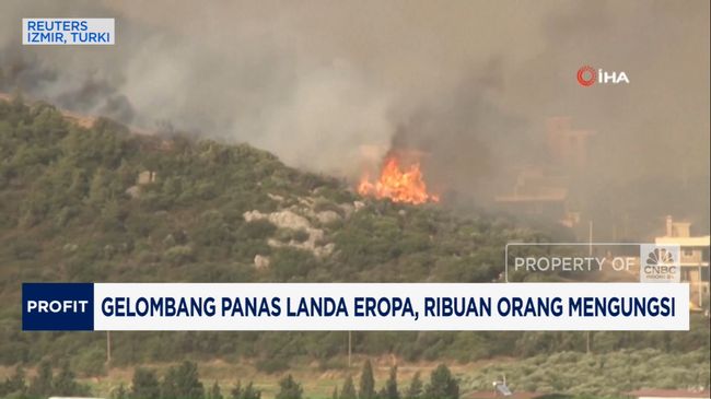 Video: Gelombang Panas Landa Eropa, Ribuan Orang Mengungsi