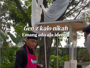 Viral Pernikahan ala Gen Z, Tema Pesta Kebun Ada Mie Instan dan Kopi Keliling