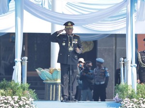 Amanat Kapolda Jatim Saat HUT ke-79 Bhayangkara