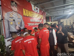 48 Pelaku Narkoba di Gowa Ditangkap Selama Juni, 158 Gram Sabu Disita