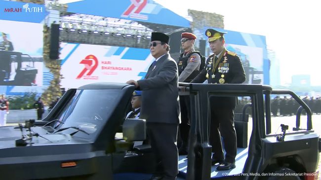 Prabowo Hadiri HUT ke-79 Bhayangkara, Singgung Kepolisian yang Bersih