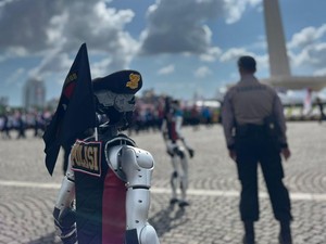 Puncak Hari Bhayangkara, Polri Kenalkan Defile 30 Unit Robot