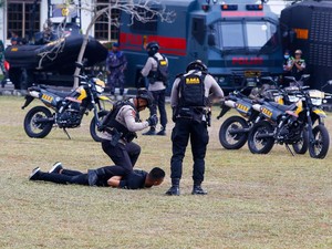 Tim Raga Polda Riau Unjuk Gigi di Momen Hari Bhayangkara ke-79