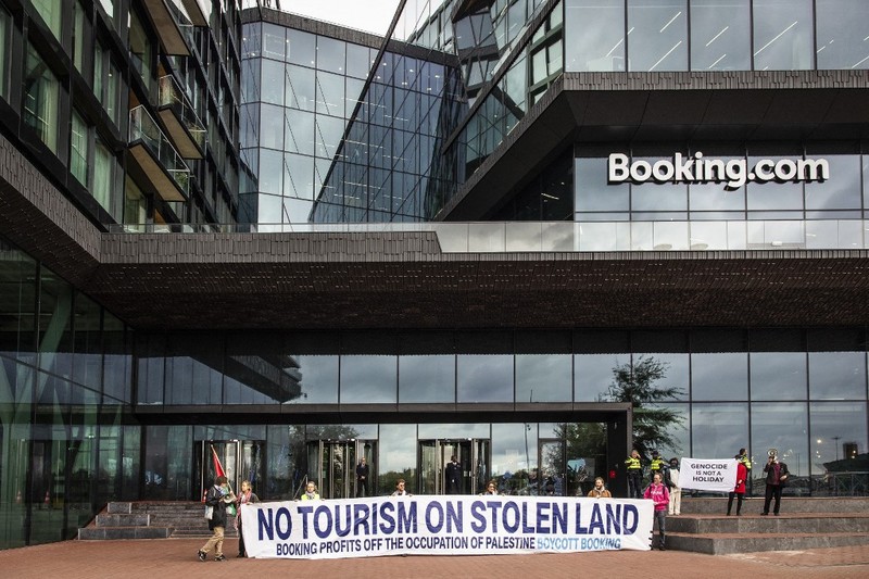 Pelapor Khusus PBB untuk wilayah Palestina yang diduduki Francesca Albanese mengadakan konferensi pers di Kota PBB di Kopenhagen, Denmark pada tanggal 5 Februari 2025. (Photo by Ida Marie Odgaard / Ritzau Scanpix / AFP) / Denmark OUT