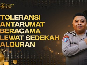 Aipda Arya Menyemai Toleransi Lewat Sedekah Al-Quran di Lombok Barat