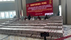 Fantastis! Begini Penampakan Duit Rp 1,3 T Sitaan Kasus Korupsi Minyak Goreng
