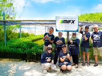 Tekan Emisi Karbon, MIFX Tanam 2.500 Bibit Mangrove di Pulau Harapan