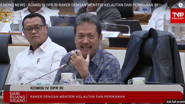 Menteri Trenggono Beberkan Capaian Perikanan RI di Hadapan DPR