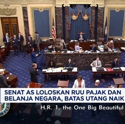 Video: Senat AS Loloskan RUU Pajak & Belanja Negara, Batas Utang Naik