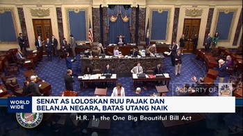 Video: Senat AS Loloskan RUU Pajak & Belanja Negara, Batas Utang Naik