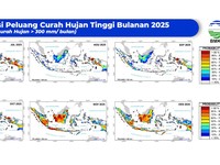 Penampakan Wilayah RI Terancam Hujan Lebat, Daerah Ini Malah Kemarau