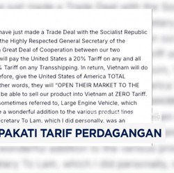 Video: Diam-diam, AS-Vietnam Teken Kesepakatan Perdagangan