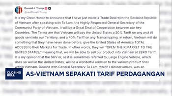 Video: Diam-diam, AS-Vietnam Teken Kesepakatan Perdagangan