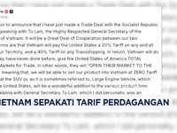Video: Diam-diam, AS-Vietnam Teken Kesepakatan Perdagangan