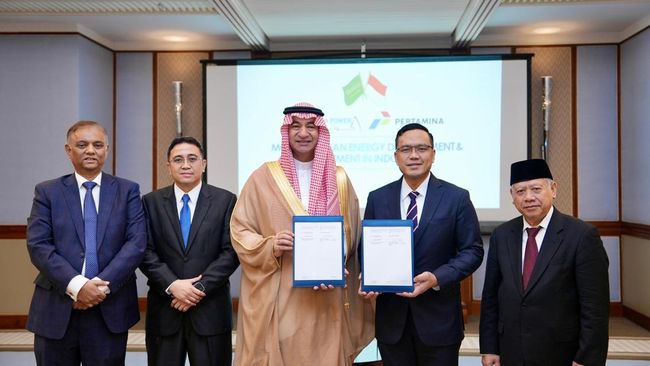 Pertamina Gandeng ACWA Power Arab Saudi Kembangkan Energi Bersih
