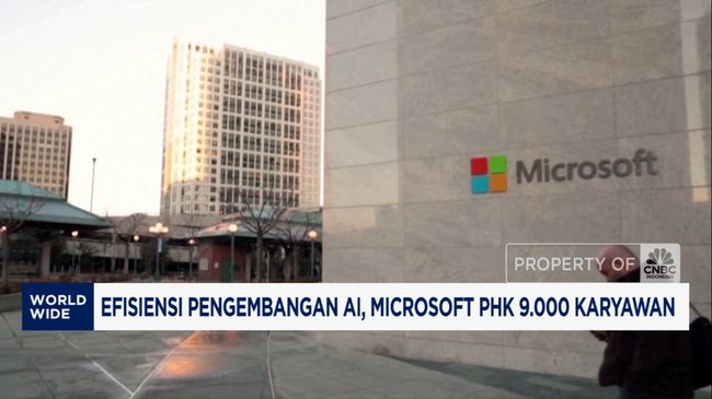 Microsoft PHK 9.000 Karyawan Terkait Efisiensi Pengembangan AI